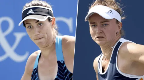 Garbiñe Muguruza vs. Barbora Krejčíková por el WTA Finals de Guadalajara (Foto: Getty Images).
