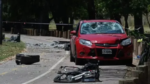 Chocó a un grupo de deportistas, mató a una ciclista y huyó