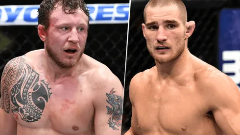 Jack Hermansson vs. Sean Strickland por el UFC Vegas 47 (Foto: Getty Images).
