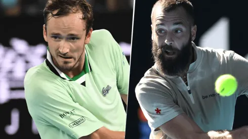 Daniil Medvedev vs. Benoit Paire por el ATP de Acapulco (Foto: Getty Images).
