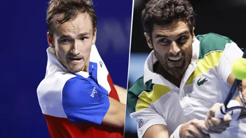 Daniil Medvedev vs. Pablo Andújar por el ATP de Acapulco (Foto: Getty Images).
