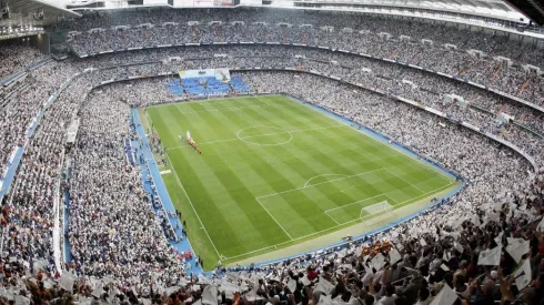 Estadio Santiago Bernabéu.
