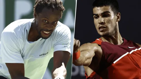 Gael Monfils vs. Carlos Alcaraz por el Masters 1000 de Indian Wells (Foto: Getty Images).
