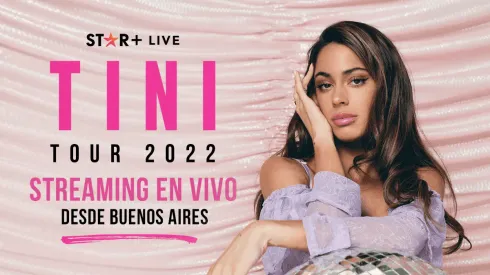 Tini estará brindando un show por Star+.
