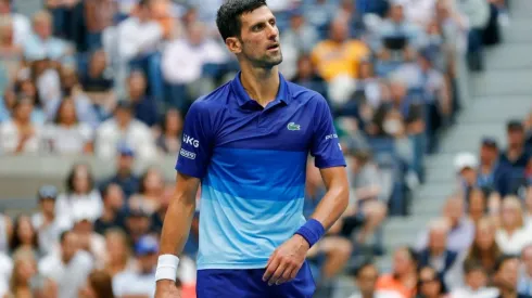 Novak Djokovic en el US Open.
