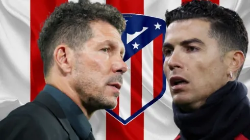 Diego Simeone y Cristiano Ronaldo.