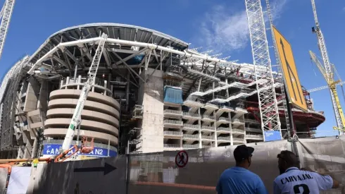 Estadio Santiago Bernabéu.
