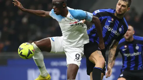 Juego entre Napoli e Inter.