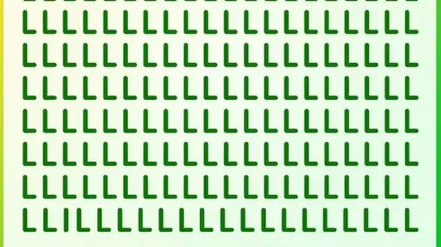 SOLO EL 75% PUDO: encuentra la letra "I" en 9 segundos