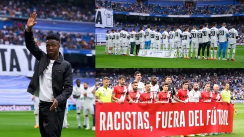 Vinicius y el Santiago Bernabéu, contra el racismo.
