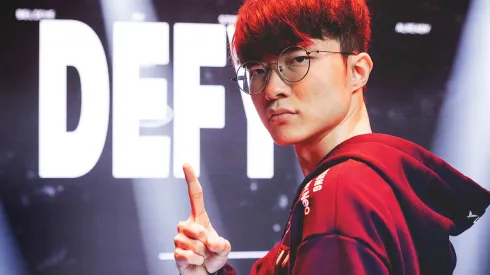 Lee "Faker" Sang-hyeok – Photo by Colin Young-Wolff/Riot Games
