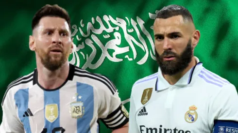 Lionel Messi y Karim Benzema. 
