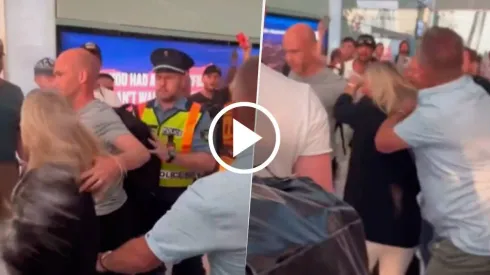 Anthony Taylor no la pasó para nada bien en su despedida de Budapest.
