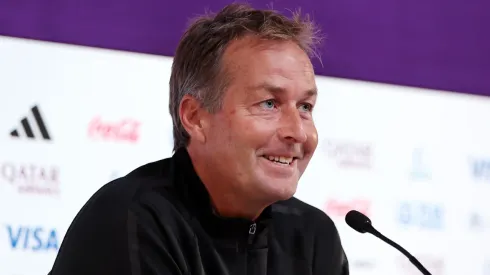 Kasper Hjulmand, entrenador de Dinamarca.
