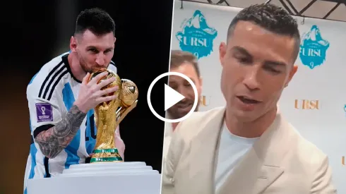 VIDEO | La fría respuesta de CR7 sobre el futuro de Messi