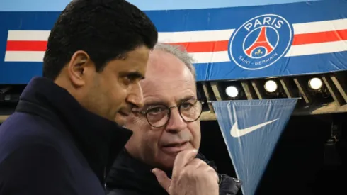 Nasser Al-Khelaifi y Luis Campos. 
