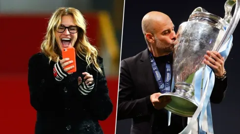 El inesperado cruce entre Julia Roberts y Guardiola por la Champions League