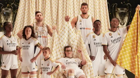 Real Madrid presentó su nueva indumentaria.
