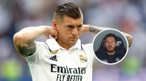 Toni Kroos, Eden Hazard (IMAGO / Pressinphoto-IMAGO / ZUMA Wire)