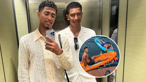 Jude y Jobe Bellingham vacaciones en Francia