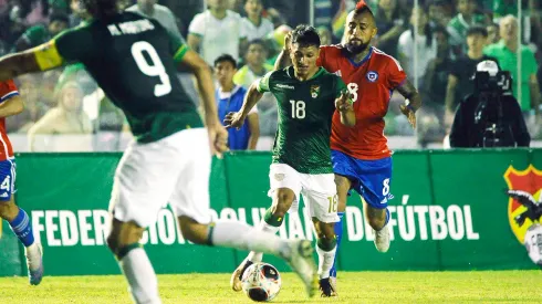 Arturo Vidal no pudo marcar ante Bolivia 
