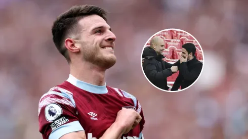 Declan Rice, el fichaje que "se disputan" Guardiola y Arteta.
