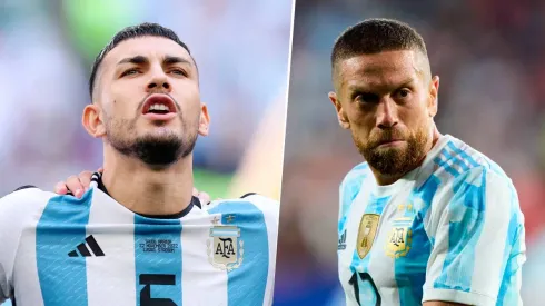 Leandro Paredes dijo que los rumores sobre un conflicto con Papu Gómez en la Selección Argentina son mentira. Getty Images.
