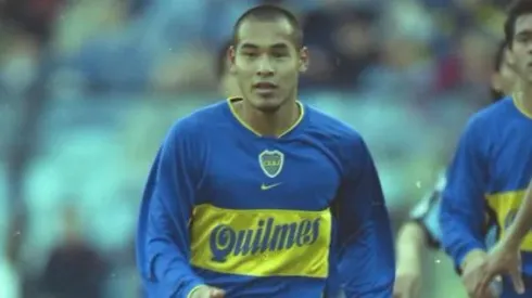 El ex Boca Juniors Naohiro Takahara volvió a marcar un tanto con el Okinawa SV de Japón. Foto: El Gráfico
