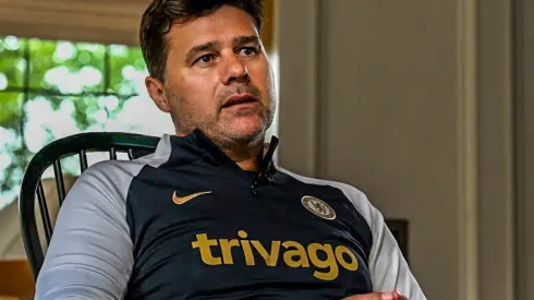 Mauricio Pochettino en su primera entrevista como DT del Chelsea