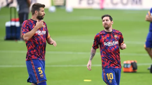 Gerard Piqué le lanzó una nueva indirecta a Lionel Messi, en este caso, por el dinero que todavía le debe el FC Barcelona. Getty Images.
