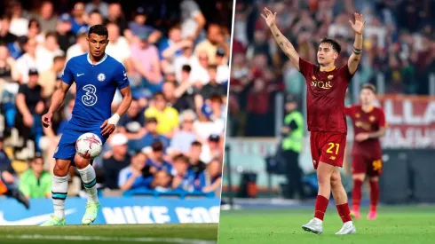 Thiago Silva reconoció que habló con Paulo Dybala y que le gustaría tenerlo de compañero en el Chelsea. Getty Images.