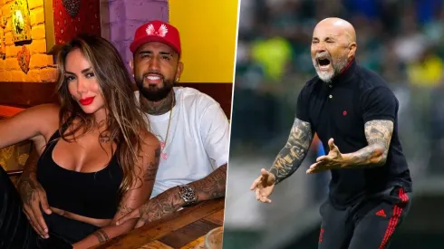 La mujer de Arturo Vidal criticó en Instagram al entrenador del Flamengo Jorge Sampaoli. Getty Images.
