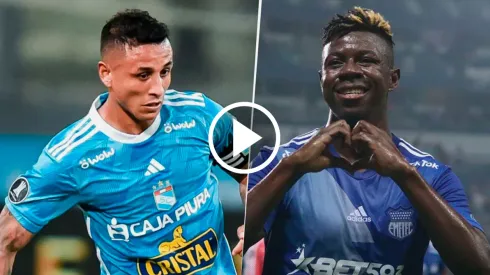 Cristal vs. Emelec por la Copa Sudamericana 2023.