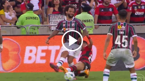 VIDEO | Marcelo tiró un humillante caño riéndose y su rival lo lesionó