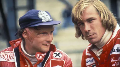 Niki Lauda y James Hunt 
