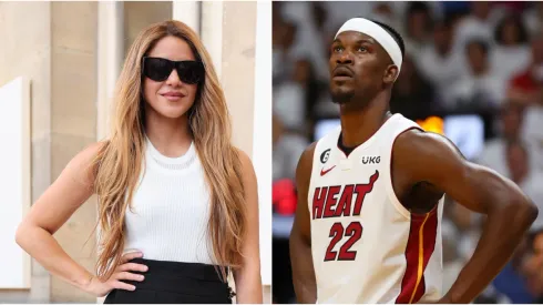 Shakira y Jimmy Butler.