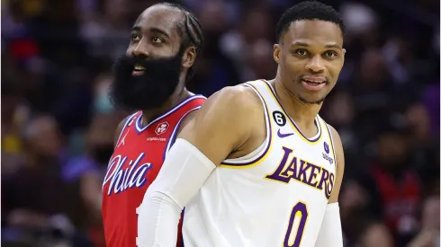 James Harden y Russell Westbrook
