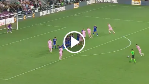 Como tiene que ser: Lionel agarró el balón y en la última jugada marcó el triunfo para el Inter Miami