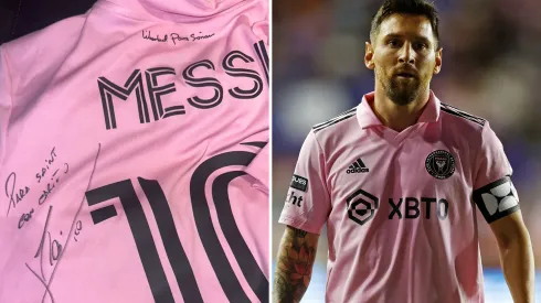 Camiseta de Messi en su debut en Inter Miami
