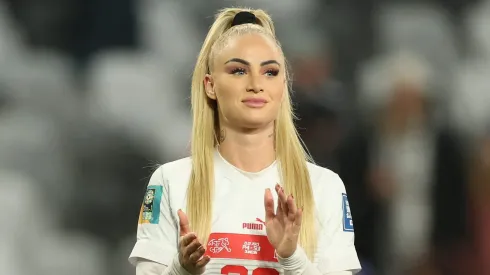 Alisha Lehmann es jugadora de la Selección de Suiza.
