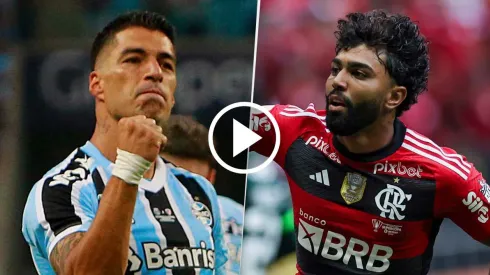 Gremio vs. Flamengo por la Copa de Brasil.
