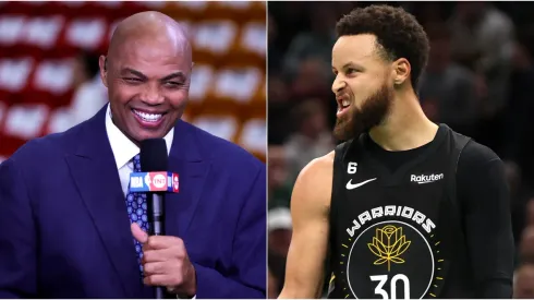 Charles Barkley y Stephen Curry.
