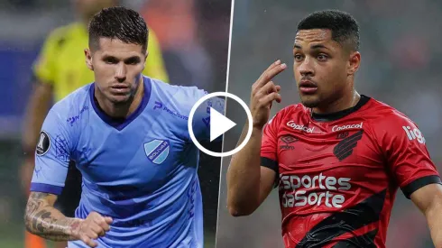 Bolívar vs. Atlético Paranaense por la Copa Libertadores.
