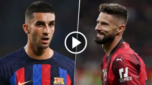 Barcelona vs. Milan por un amistoso.
