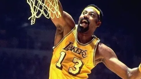 Wilt Chamberlain es una leyenda de la NBA y Los Angeles Lakers.
