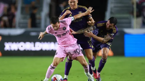 La 'Pulga' recibió amarilla contra Orlando City y estuvo cerca de ver la tarjeta roja. 
