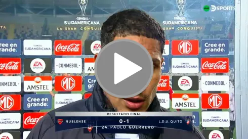 Paolo Guerrero feliz con su debut con LDU