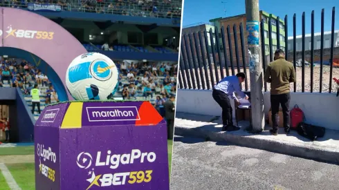 Campeón de Ecuador hace sus elecciones en la calle. 
