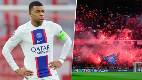 Los Ultras del París Saint-Germain se proclamarían en contra de Kylian Mbappé en el partido frente al Lorient por la primera jornada de la Ligue 1. Getty Images.
