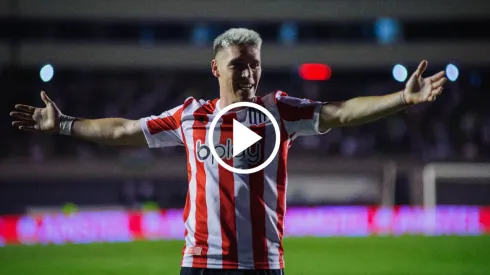 Benjamín Rollheiser, figura de Estudiantes en la clasificación ante Goiás.